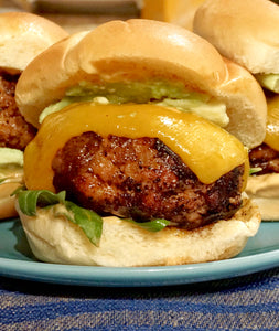 Chicken, Chorizo, & Cheddar Sliders